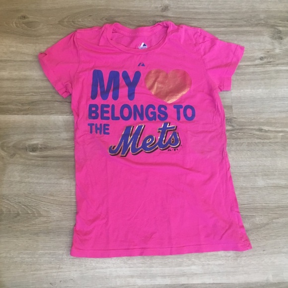 pink mets shirt